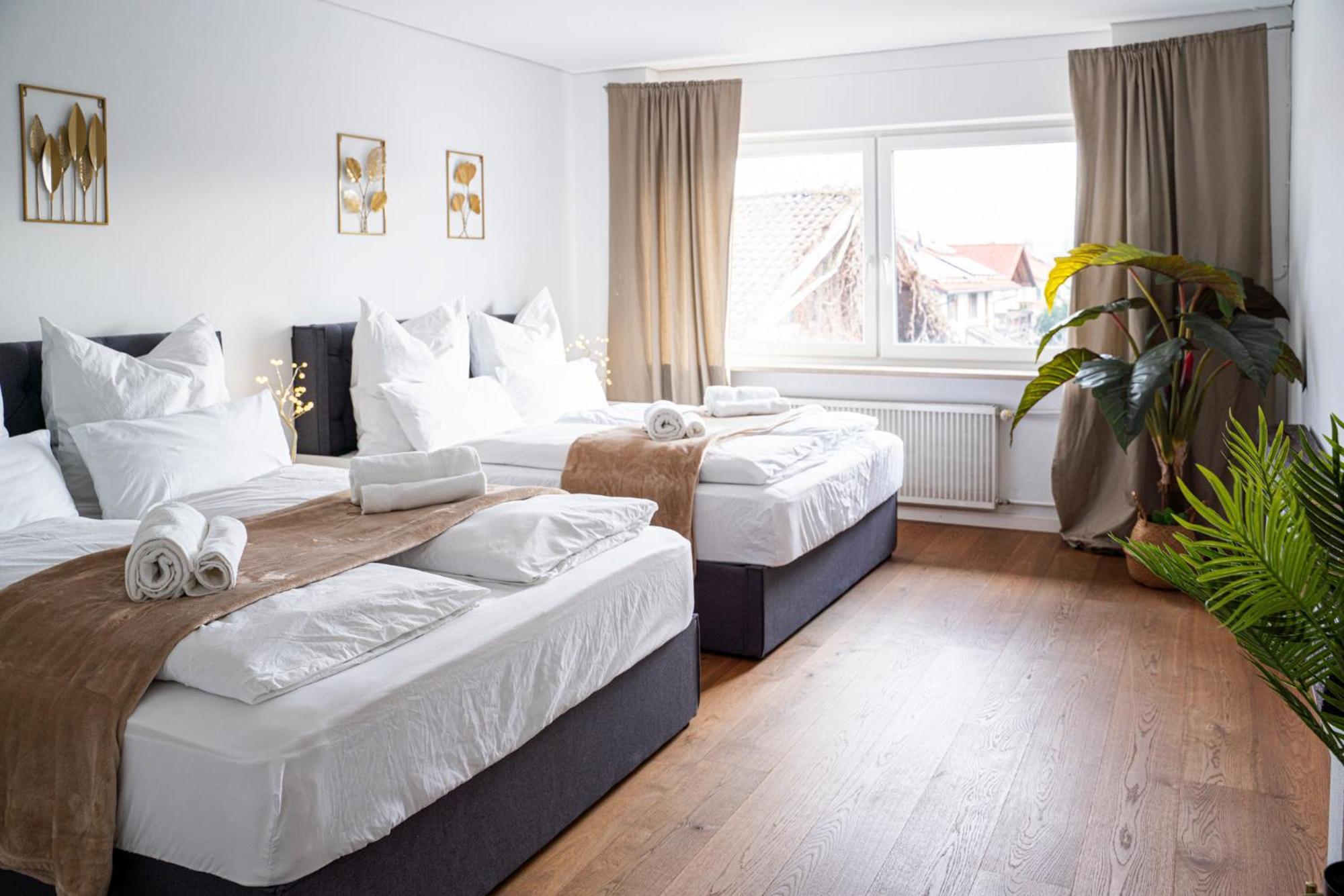 130M2 Loft - Balkon, Smart Tv, Badewanne, Kaffee Lägenhet Rosenheim Exteriör bild